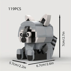 119pcs MOC Bear Building Blocks Toy Set for Kids & Adults - Birthday Gift