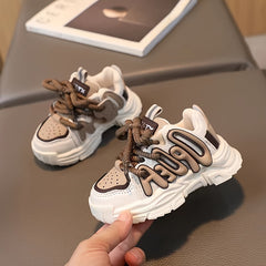 Boy's Chunky Shoes Soft Sole Sneakers Non Slip