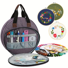 Crochet Storage Bag Cross Stitch Thread Tool Storage Bag