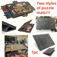 Foldable Puzzle Board Felt Mat for 1000pcs Games