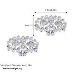 Crystal Shoe Clips Rhinestone Shoe Buckles Women DIY Shoe Decoration