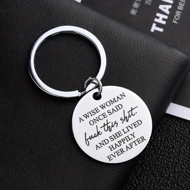 Unisex Stainless Steel Keychain Mother's Gift