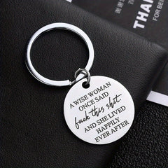 Unisex Stainless Steel Keychain Mother's Gift