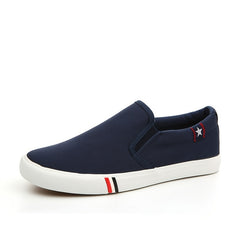 Men's Canvas Shoes Casual Walking Sneakers Rubber Sole