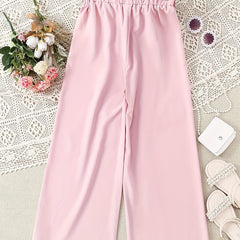 Girls Casual Wide Leg Pants for Going Out