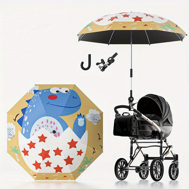 Multifunctional Sunshade Umbrella Tricycle UV Protection Sunscreen Umbrella