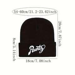 Embroidered Cold Hat American Style Warm Ear Protect