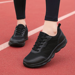 Mesh Non Slip Work Shoes for Women Soft Sole Lace Up Running Sports Shoes