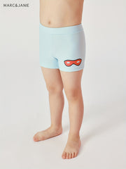 Boy's Sunscreen Boxer Swim Trunks Comfortable Swim Shorts