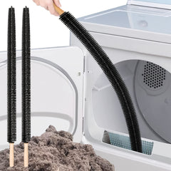 2pcs Dryer Vent Cleaner Kit Lint Remover Brush Flexible Refrigerator Coil Brush