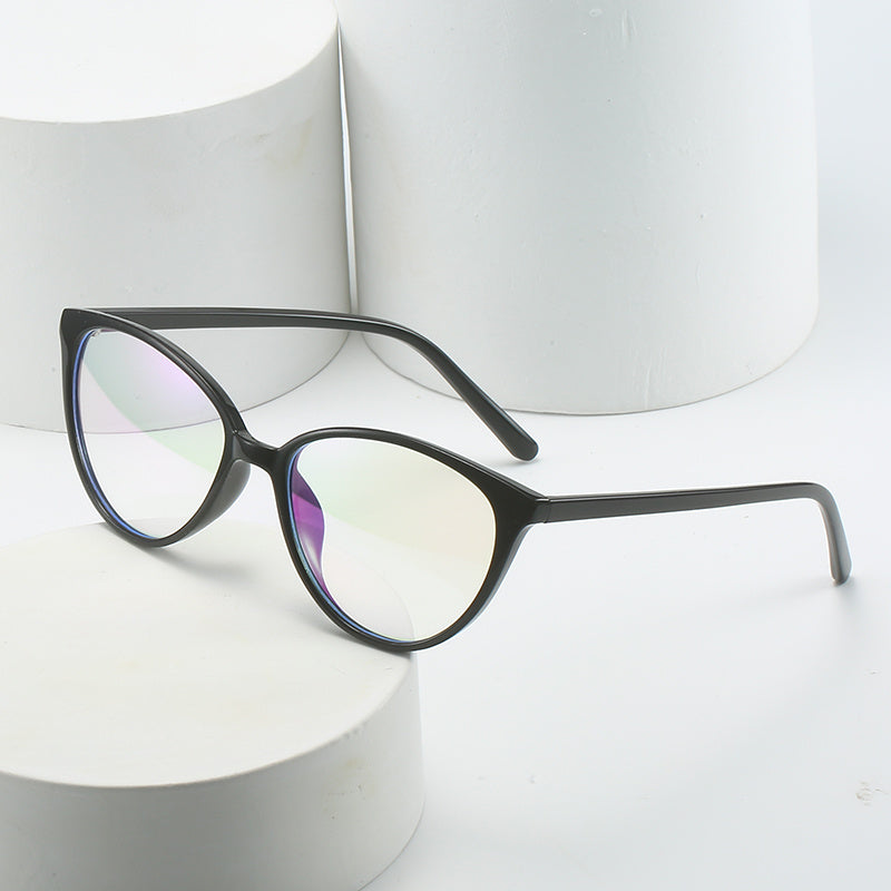 Cat Eye Light Blocking Glasses Clear Lens Anti Eyestrain for Women Men