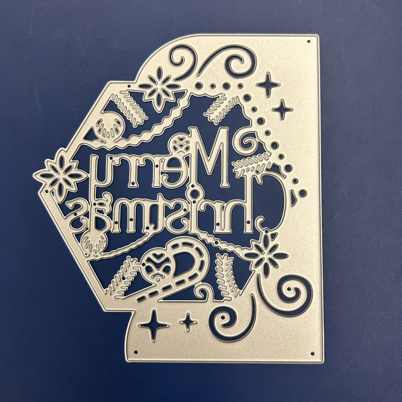 1pc Merry Christmas Cutting Die DIY Metal Embossing Scrapbooking