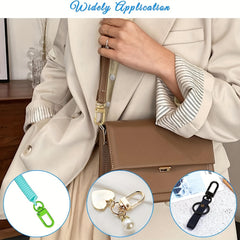 40pcs Metal Keychain Lobster Clasps Swivel Lanyards Snap Hook Key Ring