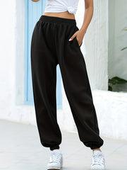 Women's High Waist Elastic Sweatpants