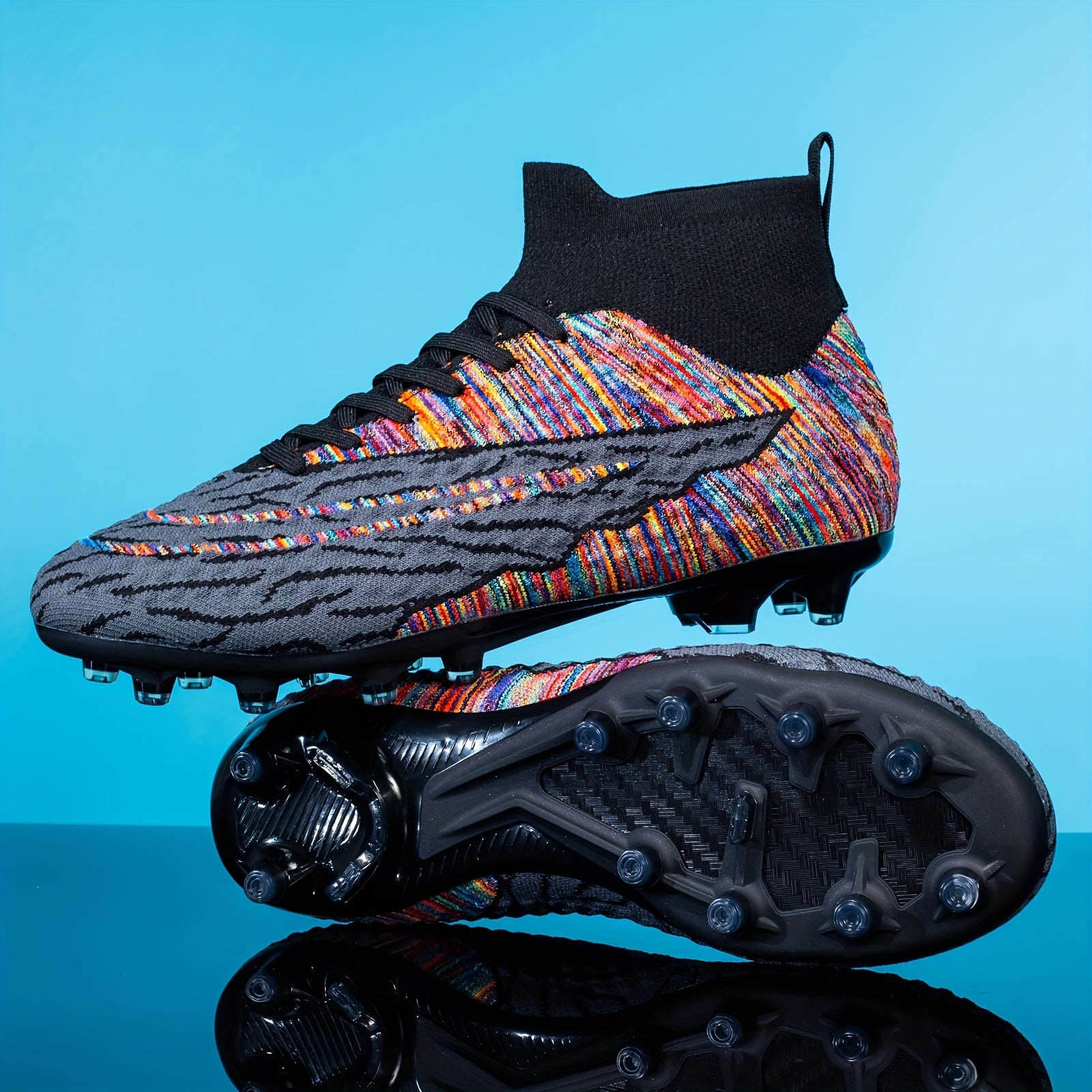 Unisex AG Cleat Soccer Shoes Professional Outdoor Training Shoes