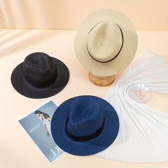 Sunshade Sunscreen Straw Hat for Men and Women