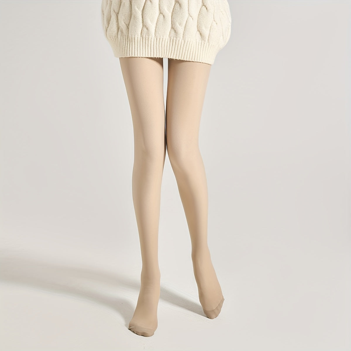 High Waist Slim Solid Pantyhose Women's Stockings