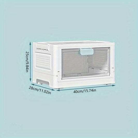 Folding Storage Box Household Transparent Finishing Box