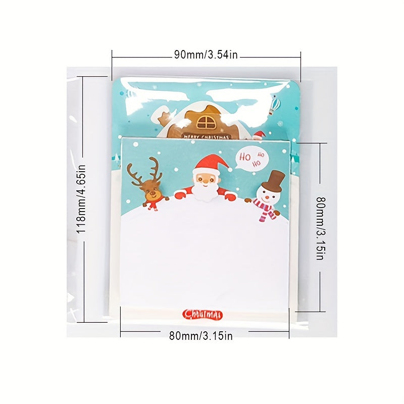 Christmas Cartoon Sticky Notes Student Memo Office Memos N Times Stickers