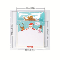 Christmas Cartoon Sticky Notes Student Memo Office Memos N Times Stickers