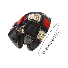 Plaid Ladies Beanie Hat Scarf Casual Skullies Year Present