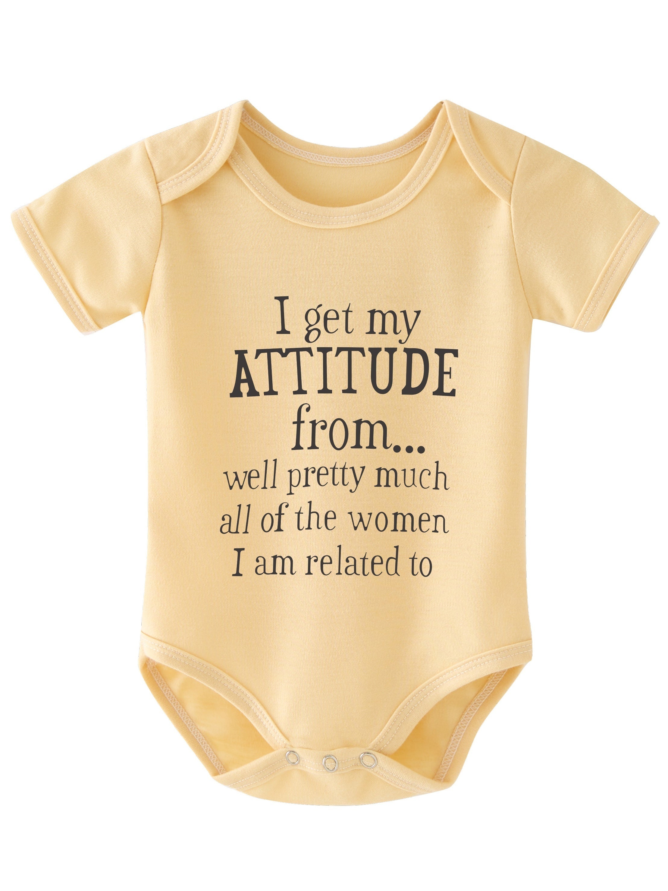 Baby Girls Casual Slogan Graphic Print Onesie