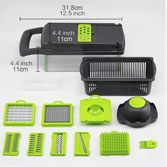 14 in 1 Vegetable Cutter Onion Mincer Chopper With Container