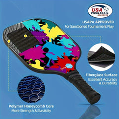 PS 007 Pickleball Paddles USAPA Approved Lightweight Fiberglass Surface