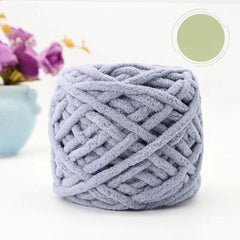 Soft Chenille Yarn For Crochet DIY Knitting Supplies Size 5 Bulky