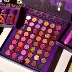 Halloween Eyeshadow & Lipstick Set - Skeleton Moonlight Bride