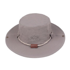 Men's Summer Fishing Hat Quick Dry Breathable Sun Hat with Big Eaves