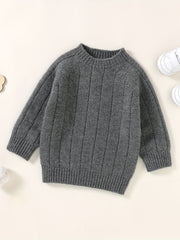 Toddler Baby Sweater Comfy Seamless Pullover Top