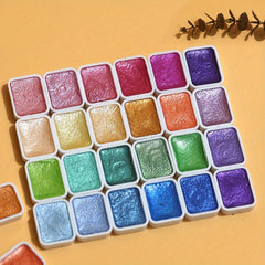 60 Watercolor Colors Set with Brush Art Supplies Travel Watercolor