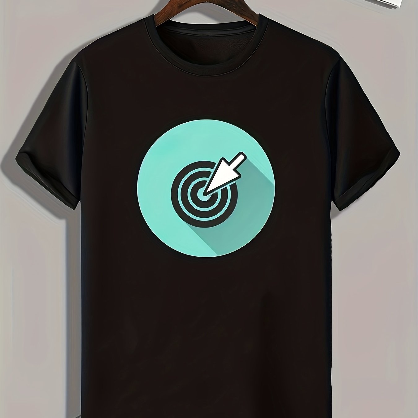 Mouse Cursor Pattern Print Men's Comfy Sports T shirt Graphic Tee