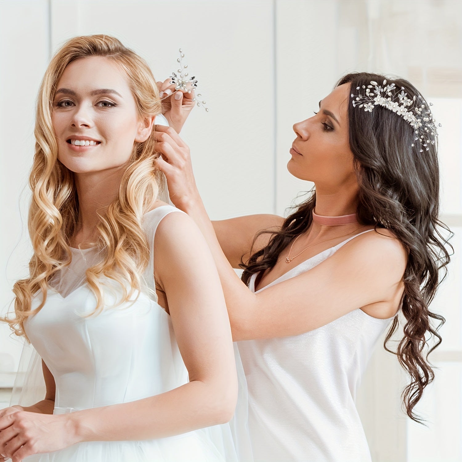 6pcs Faux Pearl Hair Pin Bridal Wedding Accessories Set