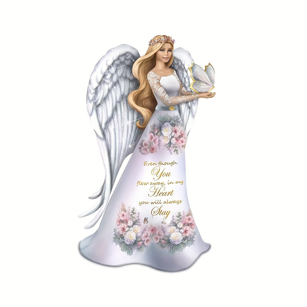 Angel Christmas Ornament Sticker Window Glass Decoration PVC Sticker