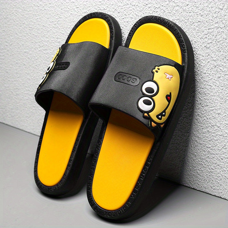 Men's Casual Cartoon Slides Soft Sole House Slip