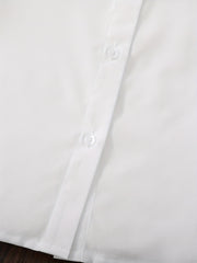 Toddler Girls Shirt Puff Sleeve Doll Collar Button Down Short Sleeve Blouse