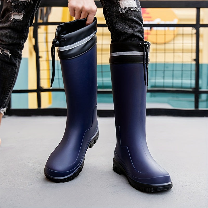 Men's Waterproof Rain Boots Lightweight Garden Shoes