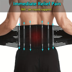 Mesh Waist Support Belt Steel Plate for Fitness Sports