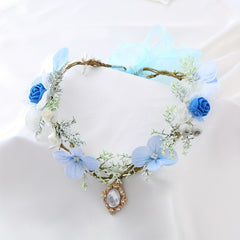 1pc Girl's Simulated Rose Fairy Garland for Christmas Wedding Party