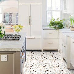 10pcs PVC Waterproof Non-slip Floor Stickers for Toilet Kitchen Entrance