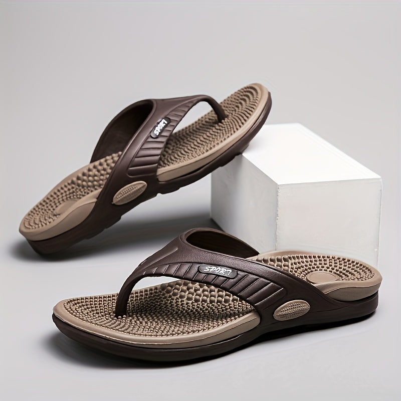 Men's Comfortable Lightweight Non-slip Flip Flops for Beach