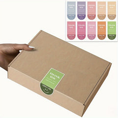 50pcs Thank You Gift Packaging Labels Self Adhesive Sticker Box Seal
