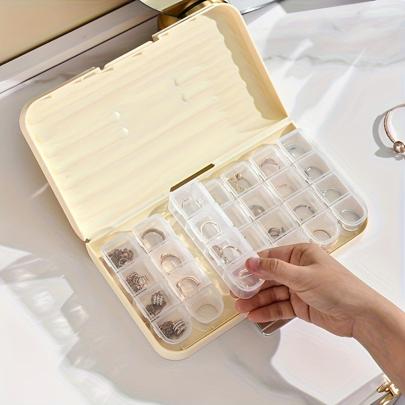 Grid Jewelry Storage Box for Traveling