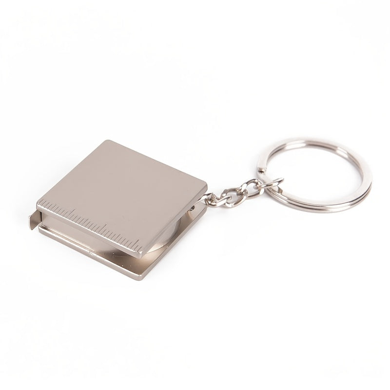 Mini Tape Measure Keychain Metal Ruler Tape Key Outdoor Camping