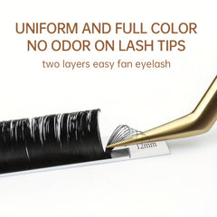 Fast Blooming Premade Fans Eyelash Extension Fluffy False Lashes
