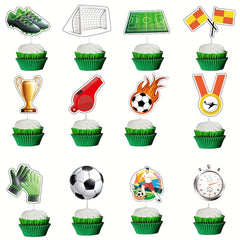 13pcs Football Sports Themed Cupcake Decorations for Birthday Party