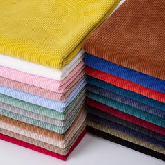 Corduroy Velvet Stripe Fabric Solid Pants Sofa DIY Fabric