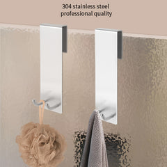 Shower Door Back Hook Stainless Steel Towel Rack
